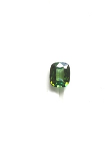 Pierre de tourmaline verte naturelle de 4,90 carats, taille coussin, pour la création de bijoux fins - Product Image 1
