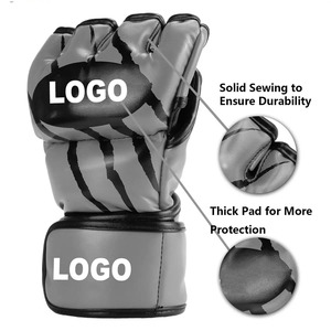 Gants d'entraînement MMA professionnels en cuir PU pour la protection des poignets des fabricants - Product Image 4