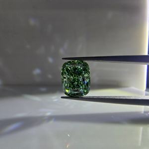 Diamante de Laboratorio de Corte Brillante Modificado, Forma Cojín, Verde Fantasía, 2CT, VS2, Certificado IGI, Diamantes Sueltos - Product Image 5