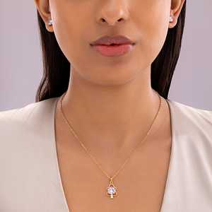 ชุดเครื่องประดับ Prao สร้อยคอและต่างหูป้องกันการเสื่อมเสีย - Product Image 3