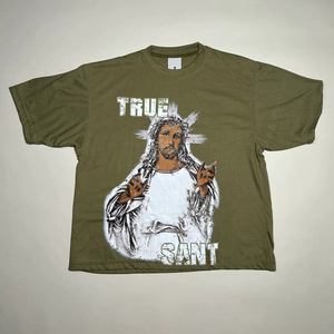 เสื้อยืดและกางเกงขาสั้นชุดเซ็ตสองชิ้นสำหรับผู้ชาย พิมพ์ลายสกรีน ผ้าฝ้าย 100% สไตล์ลำลองสำหรับฤดูร้อน พร้อมโลโก้สีตามสั่ง - Product Image 2