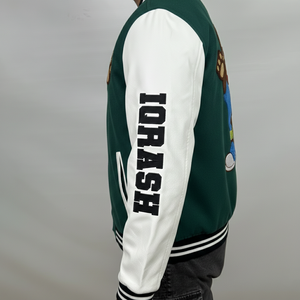 Chaqueta Varsity Letterman de Moda Urbana Americana de Último Diseño y Alta Calidad en Venta - Product Image 3