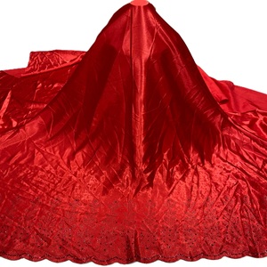 Dirac Gougra Somalí para Novias, Satén 100% Seda, Tejido Ligero de 60GSM, Ecológico, con Patrón Floral, Ropa de Cama de Alta Calidad - Product Image 6
