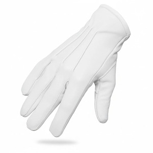Guantes de Conducción de Piel de Oveja Blanca hasta la Muñeca, Estilo Sencillo, Sin Forro, para Uso Diario en Negocios, Invierno y Primavera - Product Image 2