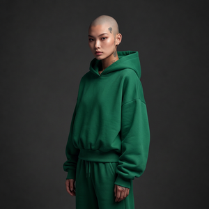 Sudaderas con capucha de streetwear al por mayor, 420 g/m², tejido felpa francesa, corte holgado, con etiquetas tejidas en el cuello para minoristas de ropa. - Product Image 1