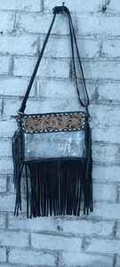 Sac à bandoulière artisanal en cuir véritable de vachette, multicolore, sculpté à la main, motif floral, imperméable, avec bouton - Product Image 5