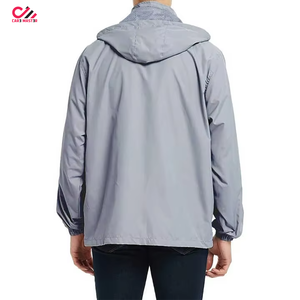 Custom Windbreaker Nylon Zip up <b>Jackets</b> for <b>Men</b> Windproof <b>Waterproof</b> Hoody Coat High Quality Custom Windbreaker <b>Jackets</b> - Product Image 2