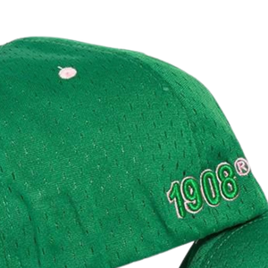 Gorra Flexfit de 3 Letras AKA, Verde, Gorra de Béisbol de Alto Rendimiento, Bordada con el Logotipo de la Hermandad Griega, para Mujer, Uso en Exteriores - Product Image 3