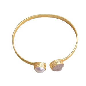 Statement 18K Gold Plated Adjustable Brass <b>Bracelet</b> Handmade Unisex Fashion Jewelry Ready to Ship Wholesale - Product Image 4