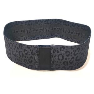 Bandes de Résistance en Tissu Imprimé Léopard avec Logo Personnalisé pour Yoga, Gym et Exercices – Boucles en Latex pour Fitness - Product Image 2