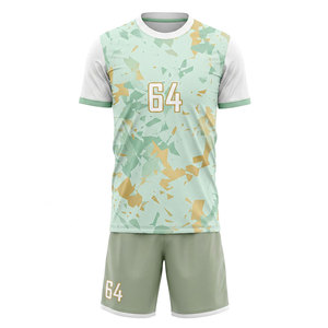 Modern Team Soccer Uniform Lightweight Sweat Wicking Design Perfect For High Energy Training And <b>Game</b> Use - Product Image 1