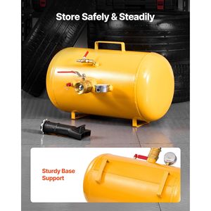 Attrezzo Professionale per Riparazione Pneumatici con Pressione d'Aria 87-116 PSI, Capacità 10 Galloni/37,9 L - Product Image 6