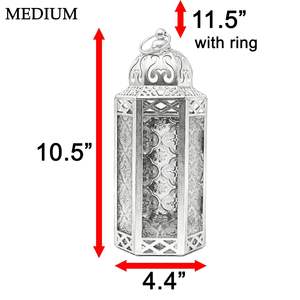 Nuevas Lámparas Decorativas Marroquíes de Metal Hechas a Mano con Luces LED de Hadas, Portavelas para Decoración Interior del Hogar - Product Image 4