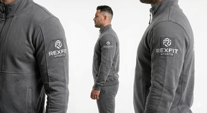 Ensemble de jogging 2 pièces style urbain 2026, le plus vendu, taille ajustée, survêtement zippé de haute qualité pour homme - Product Image 4