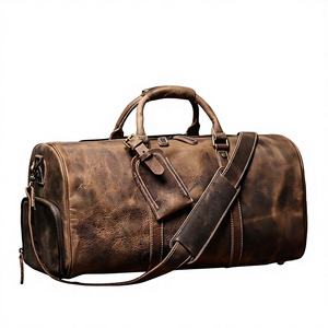 Meilleure vente : Sacs à main personnalisés en cuir de vache et de buffle véritable, légers, avec fermeture éclair, sacs de voyage très tendance - Product Image 1