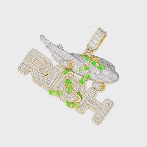Custom Iced Out Plain Latter <b>Pendant</b> Hip Hop <b>Pendant</b> 925 <b>Silver</b> VVS Moissanite <b>Pendant</b> Two Tone <b>Pendant</b> <b>Initial</b> Latter <b>Pendant</b> - Product Image 3