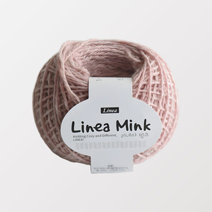 ไหมพรมถักมิงค์ริงสปัน ขนาดประมาณ 1.5 มม. ไหมผสมขนสัตว์ สำหรับถักมือ ไหมถักโครเชต์ - Product Image 1
