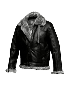 Chaquetas Avirex de Cuero Genuino, Corte Ajustado, Personalizadas, Elegantes y a la Moda para Hombre, con Cuello Alto - Product Image 3