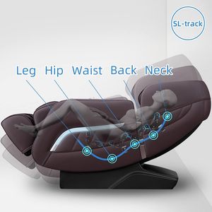 Sillón de Masaje de Cuerpo Completo con Gravedad Cero, Sillas Reclinables de Masaje Shiatsu con Modos Automáticos, Rodillos para Pies, Calentamiento de Cintura y Pantorrillas, Yoga Tailandés - Product Image 4