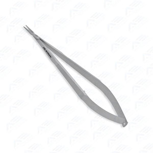 Instruments ophtalmiques en acier inoxydable, porte-aiguilles Castroviejo, instrument médical, mâchoires de 5,5 pouces, poignée plate, 14 cm - Product Image 3
