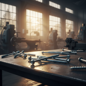 Tornillos de Rosca Parcial de Acero al Carbono Zincado con Cabeza Hexagonal Métrica de Alta Resistencia Clase 4.8 6.8 M6-M12 Estándar DIN/ANSI PDC - Product Image 1