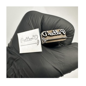 Wholesale Custom Metal Brand Logo Tag Accessories Engraved Labels - Product Image 2