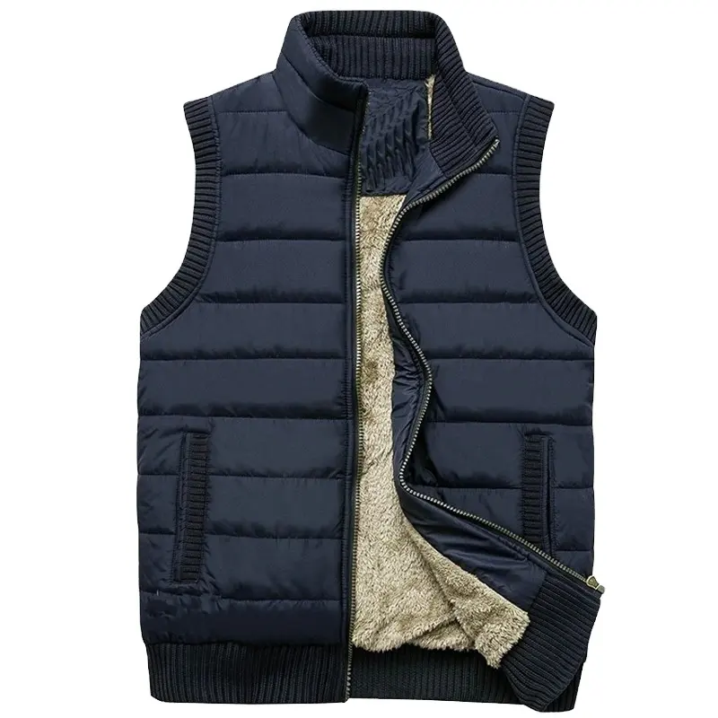 New Best Quality Puffer jacket sleeveless Collar Sports Down Vest Winter Men's