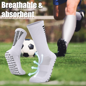 2026 Hot Selling Wholesale Men Crew Eco-Friendly Cotton <b>Socks</b> Breathable Quick Dry Sports <b>Socks</b> <b>Plus</b> <b>Size</b> - Product Image 3
