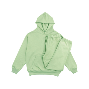 Survêtement décontracté à capuche haute performance, en tissu respirant et écologique, idéal pour l'entraînement et le quotidien, certifié - Product Image 1