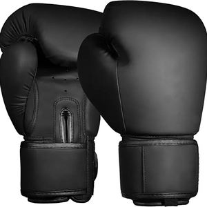Gants de boxe professionnels en cuir véritable, respirants, confortables, avec couches de mousse extensibles, couleur et logo personnalisables, faciles à porter pour hommes - Product Image 1