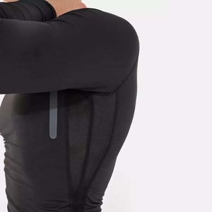 PIHA SPORTS Men's Women Fitness Gym Shirts 2022 Spandex/Polyester Solid Anti-Bacterial Quick Dry Thermal <b>Compression</b> Base Layer - Product Image 4