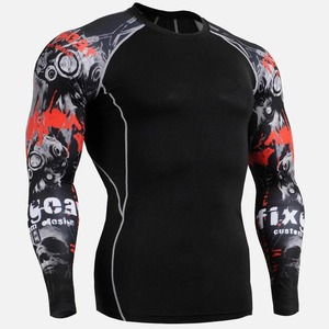 Crea Tu Propio Rashguard Personalizado de Alta Calidad con Diseño Impreso OEM para Hombre, de Secado Rápido, Manga Larga, Tela de 220g - Product Image 6