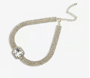 Manufacturer's Stock European American Hot Selling Fashionable Geometric Bridal Set for Weddings Banquets Engagement <b>Gift</b> Alloy - Product Image 3