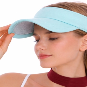Visera Deportiva Personalizada para Mujer, con Protección Solar Ajustable, Ligera, para Verano, Running, Tenis, Golf, Playa, con Logotipo Personalizado - Product Image 6
