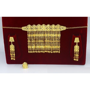 Martasha DesignerอิสลามรอมฎอนพิเศษGoldplated UAEเครื่องประดับพิเศษดูไบเครื่องประดับสร้อยคอต่างหูชุดเครื่องประดับภาษาอาหรับ - Product Image 3
