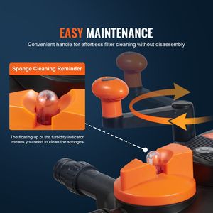 Sistema di Filtrazione per Laghetto a Pressione Bio 1600 Galloni con Luce UV-C 13W, 1580 GPH, Filtri Acqua Esterni Pressurizzati per Filtrazione Biologica - Product Image 5