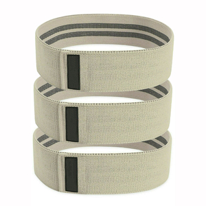 Ensemble de bandes de résistance personnalisées en coton, légères, avec boucle en forme de pêche et sac de transport, prix de gros avec OEM ODM - Product Image 1