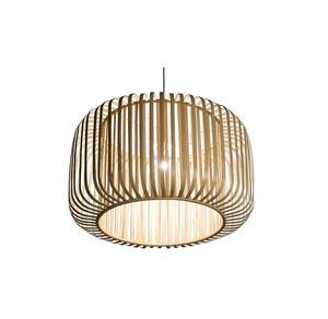 Custom Design Bamboo Rattan Pendant <b>Light</b> Natural Woven Lampshade For Restaurant Cafe Decor - Product Image 1