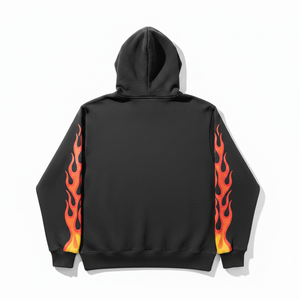 Custom Hoodies High Quality Vintage Oversized <b>Pullover</b> Unisex Heavyweight Hoodie for <b>Men</b> French Terry Regular Fit Autumn Style - Product Image 4