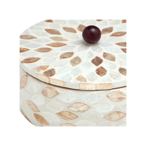 Handcrafted Elegant Mother of Pearl inlay Bamboo <b>Round</b> Storage <b>Boxes</b> Bins <b>Boxes</b> for Storing Made by Vietnamese B2B - Product Image 3