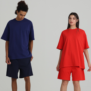 Wholesale Unisex Plain Crew Neck Short Sleeve Casual T Shirt Custom Unisex Oversized Plain Short Sleeve Crew Neck T Shirt - Product Image 4
