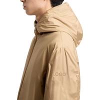 Veste coupe-vent réversible de luxe tendance pour homme, en mélange de lin léger, technique, coupe-vent, décontractée, pour l'extérieur