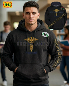 Sudadera con Capucha de Algodón para Hombre, Calidad de Exportación, Ropa de Marca, Sudaderas al por Mayor, Ropa Casual para Hombre, Fabricación OEM en Bangladesh - Product Image 6