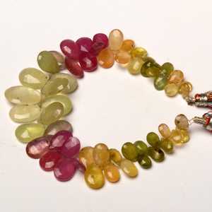 Cuentas de Jaspe Verde Azulado Natural, Corte Brillante, Piedras Preciosas Sueltas con Efecto de Cambio de Color, 100 Gramos para Fabricación de Joyería, Venta al Por Mayor - Product Image 5