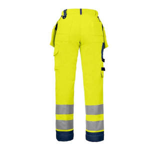 Men's Cotton Hi Vis Reflective Safety <b>Work</b> <b>Pants</b> <b>Cargo</b> Trousers with Anti-Bacterial and Digital Printing - Product Image 6