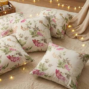 Premium Pure Cotton <b>Throw</b> Pillow Cover in Customized Shapes & Attractive Colours <b>Indian</b> Manufacturer - Product Image 2