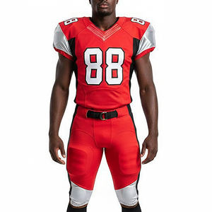 Nouveauté : Vêtements d'entraînement et de sport en gros, sur mesure, à manches courtes, anti-transpiration, pour homme, uniforme de football américain - Product Image 2