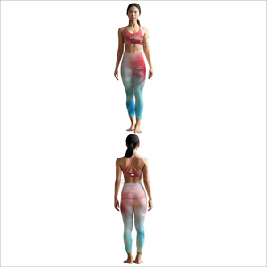 Ensemble legging de yoga hautement élastique et soutien-gorge de sport assorti pour femmes, ensemble de fitness et de yoga pour femmes - Product Image 5
