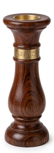 Support de bougie en bois fait main, résistant à la chaleur, poli, pour centre de table, décoration intérieure, café, salle à manger, Pâques - Product Image 3
