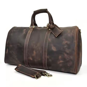 Sac de sport en cuir polyvalent avec doublure en polyester, grande capacité, design renforcé pour la salle de sport et les voyages - Product Image 2